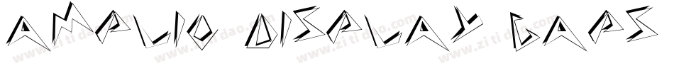Amplio Display Caps SSi字体转换